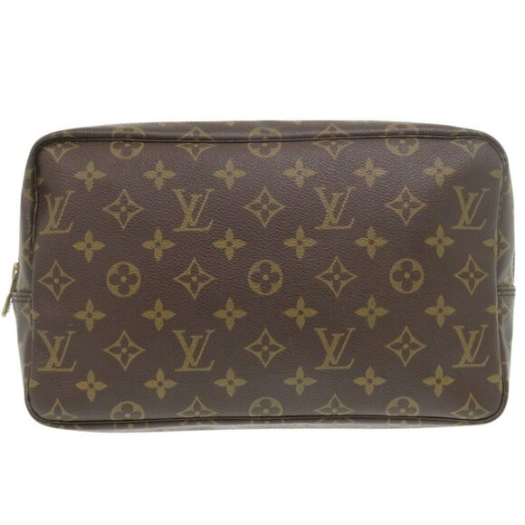 LOUIS VUITTON Brown Monogram Pouch - Picture 1 of 10